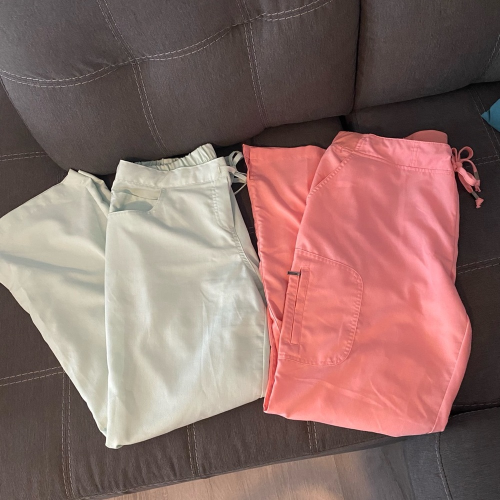 2 pairs Greys anatomy Scrub pants